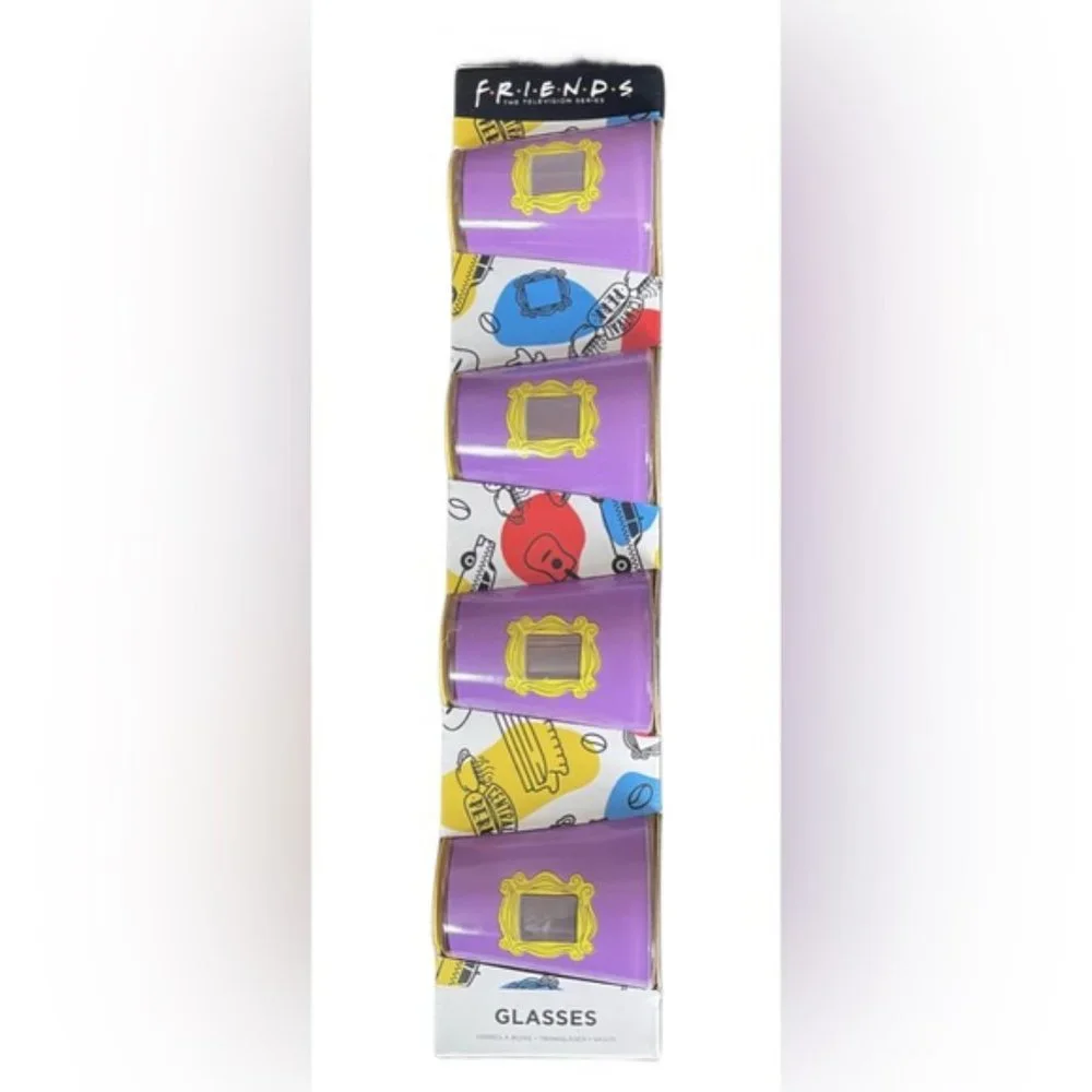 New Friends Purple Shot Glasses - Peephole Picture Frame - Picture 3 of 9